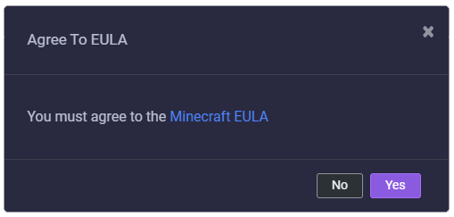 EULA Minecraft